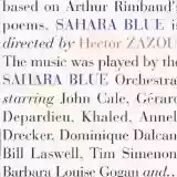 Hector Zazou: Sahara Blue