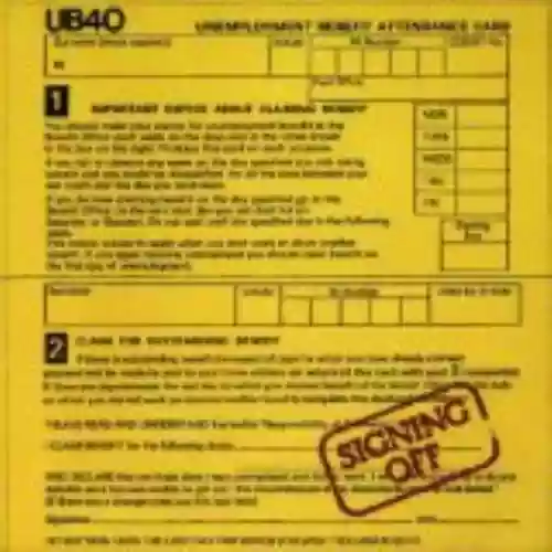 Cover UB40 - Signing Off