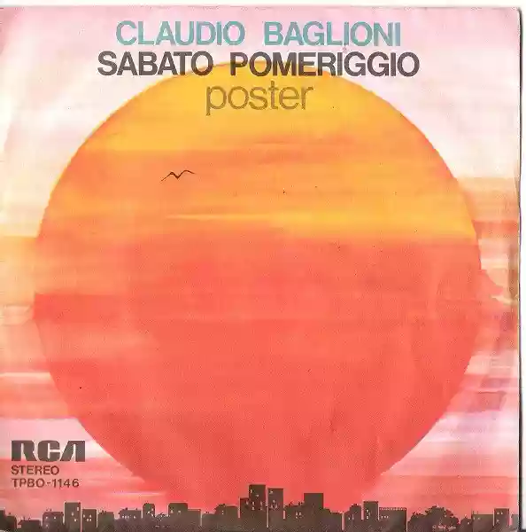 Claudio Baglioni: Sabato pomeriggio / Poster