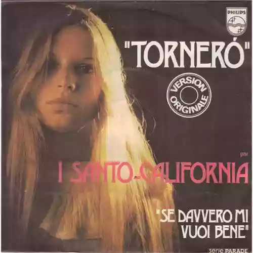 Cover I Santo California - Tornerò