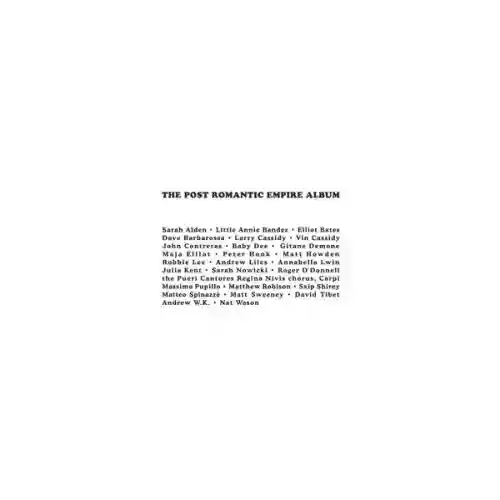 Cover Various Artists - The Post Romantic Empire Album