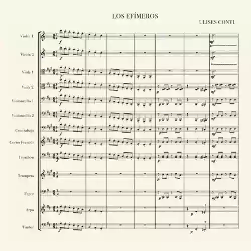 Cover Ulises Conti - Los Efimeros