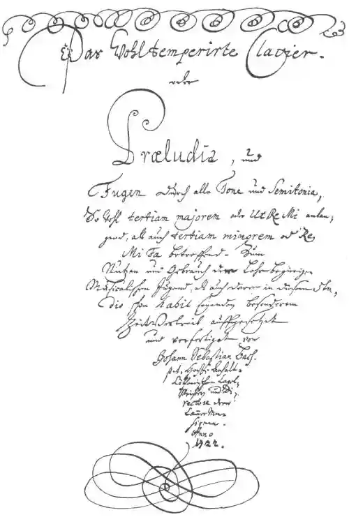 Cover di Das Wohltemperirte Clavier, Teil 1 (BWV 846-869)