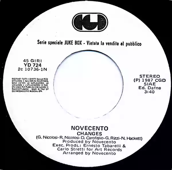 Novecento: Changes / City Lights