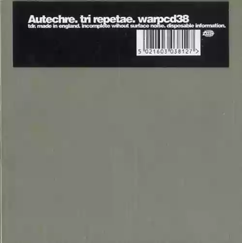 Cover Autechre - Tri Repetae