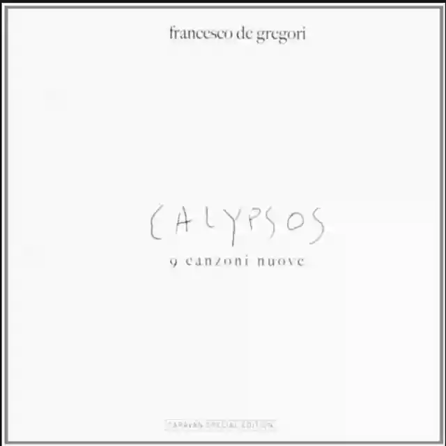 Francesco De Gregori: Calypsos - 9 canzoni nuove
