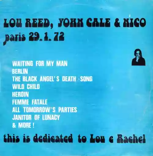 Cover Lou Reed - Le Bataclan '72