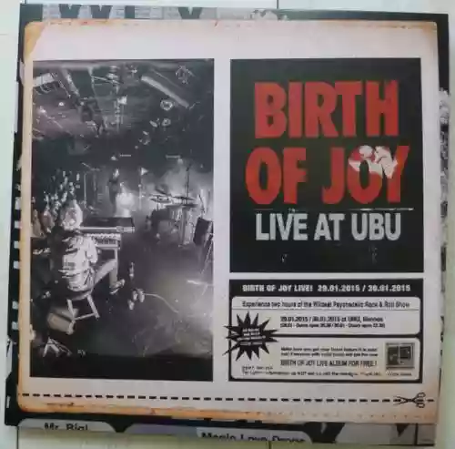 Cover Birth Of Joy - Live At Ubu