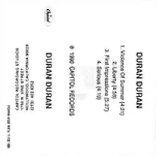 Cover Duran Duran - Liberty (Sampler)