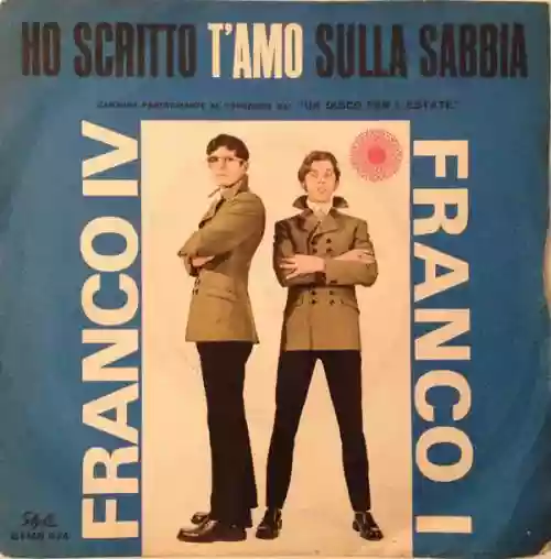 Cover Franco IV e Franco I - Ho Scritto T'Amo Sulla Sabbia