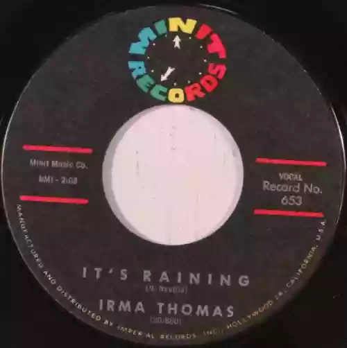 Cover Irma Thomas - It's Raining / I Did My Part