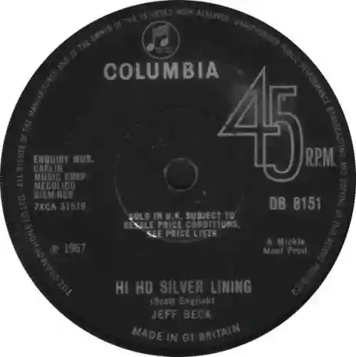 Cover Jeff Beck - Hi Ho Silver Lining