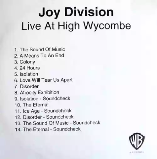 Cover di Live At High Wycombe