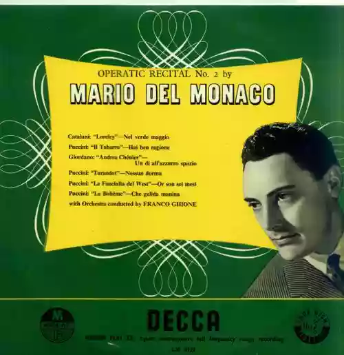 Cover Mario del Monaco - Operatic Recital N. 2