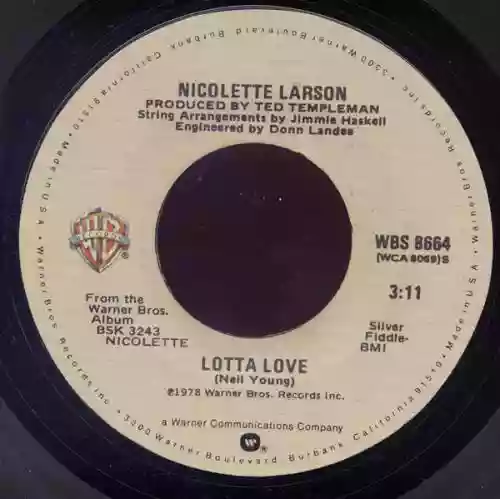 Cover Nicolette Larson - Lotta Love