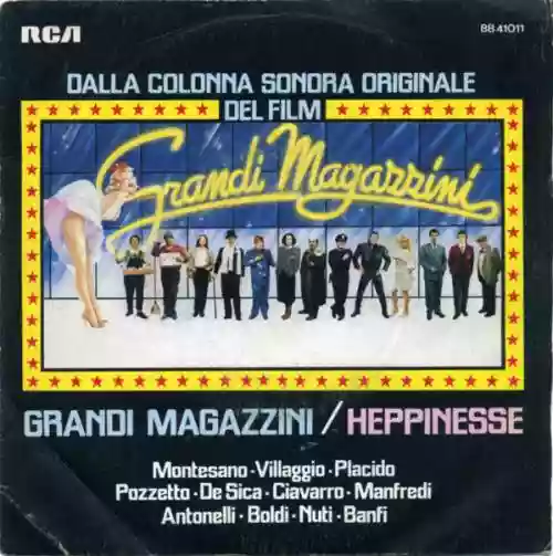 Cover Nino Manfredi - Grandi Magazzini / Heppinesse