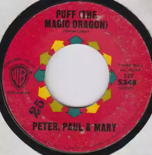 Cover Peter, Paul and Mary - Puff (The Magic Dragon) / Pretty Mary