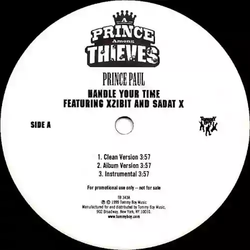 Cover Prince Paul - Handle Your Time