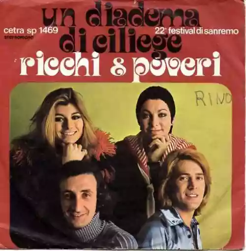 Cover Ricchi e poveri - Un Diadema Di Ciliege / Anche Tu