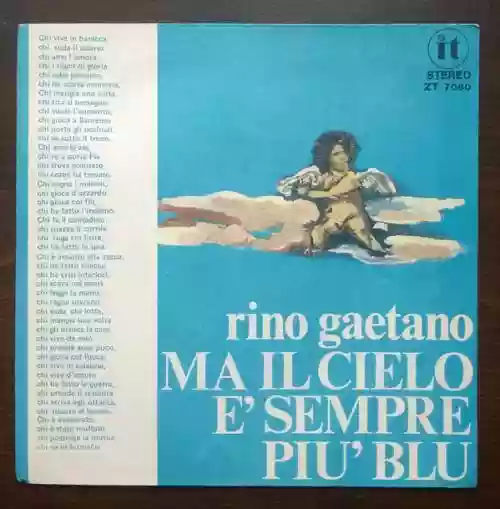 Cover Rino Gaetano - Ma Il Cielo È Sempre Più Blu