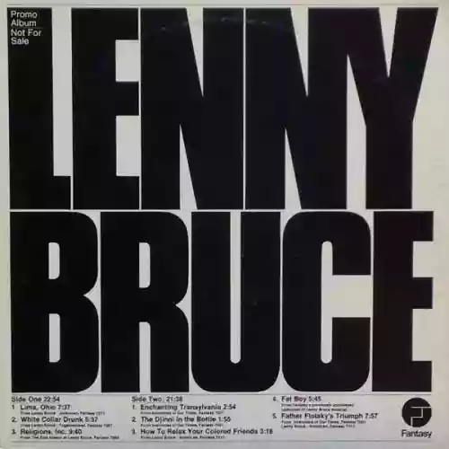 Cover Lenny Bruce - Lenny Bruce