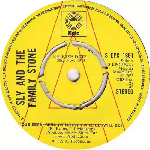 Cover Sly & The Family Stone - Que Sera, Sera (Whatever Will Be, Will Be)