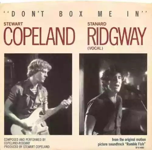Cover Stewart Copeland - Don't Box Me In