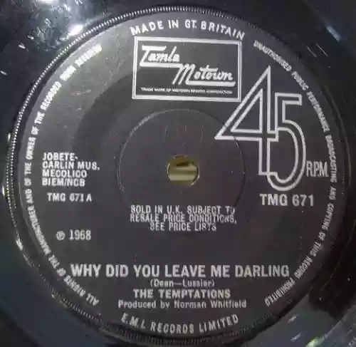 Cover The Temptations - Why Did You Leave Me Darling