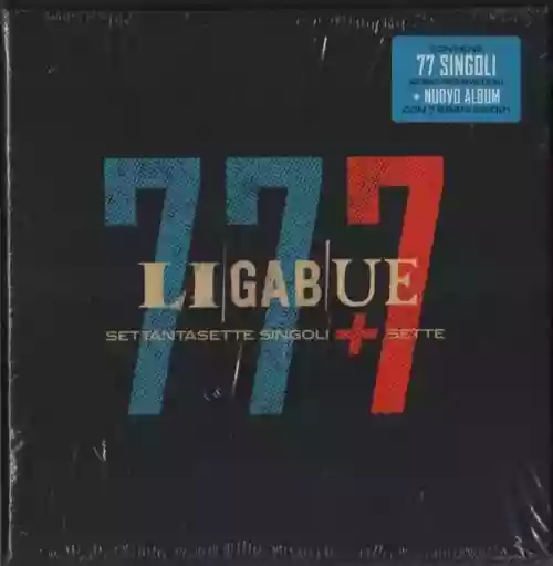 Cover Luciano Ligabue - 77+7 - Settantasette Singoli + Sette