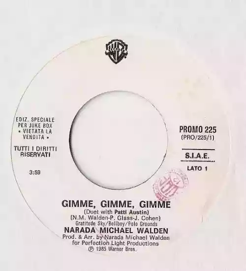 Cover Narada Michael Walden - Gimme, Gimme, Gimme / When All's Well