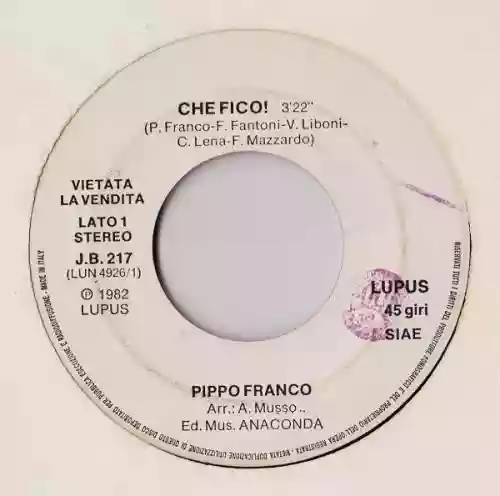 Cover Pippo Franco - Che Fico! / Vado Al Massimo
