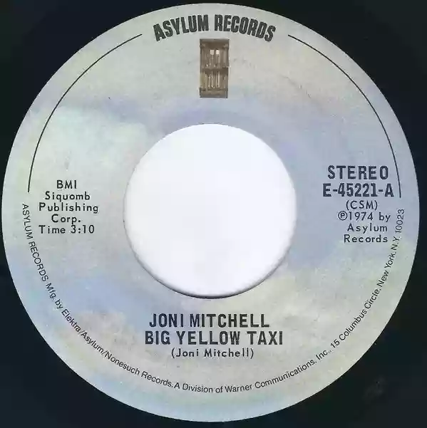 Joni Mitchell: Big Yellow Taxi