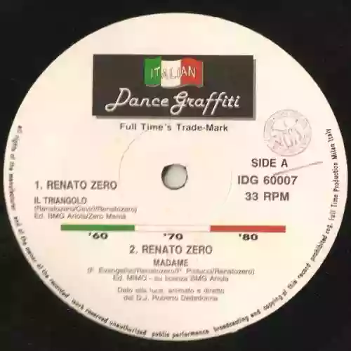Cover Renato Zero - Il Triangolo / Madame / Gianna / 'Nuntereggae Più