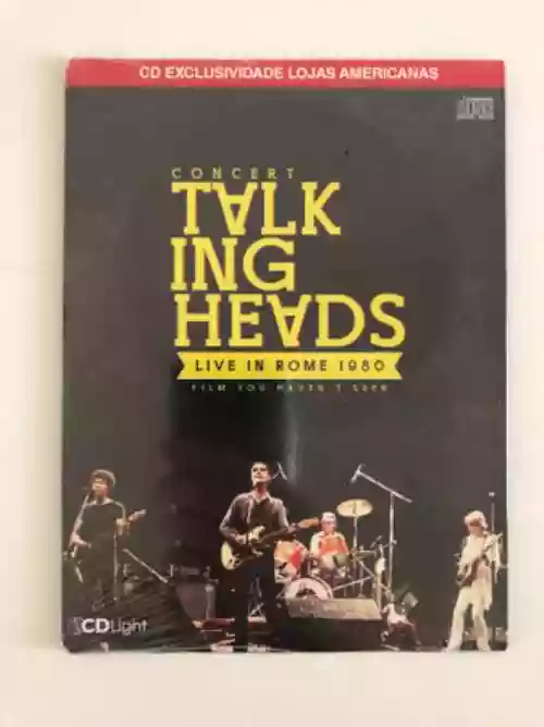 Cover Talking Heads - Live In Rome 1980