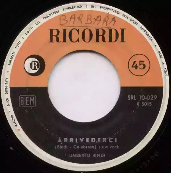 Umberto Bindi: Arrivederci