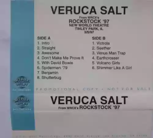 Cover Veruca Salt - From WRCX's Rockstock '97 New World Theatre Tinley Park, IL 9/6/97