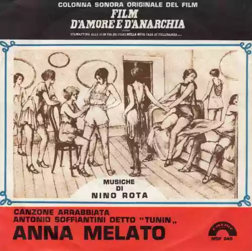 Cover Anna Melato - Film D'Amore E D'Anarchia (Colonna Sonora Originale)
