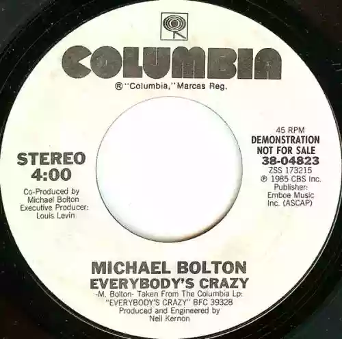 Cover Michael Bolton - Everybody's Crazy