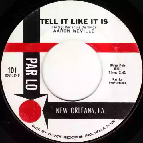 Cover Aaron Neville - Tell It Like It Is / Why Worry