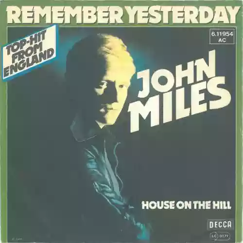 Cover John Miles - Remember Yesterday