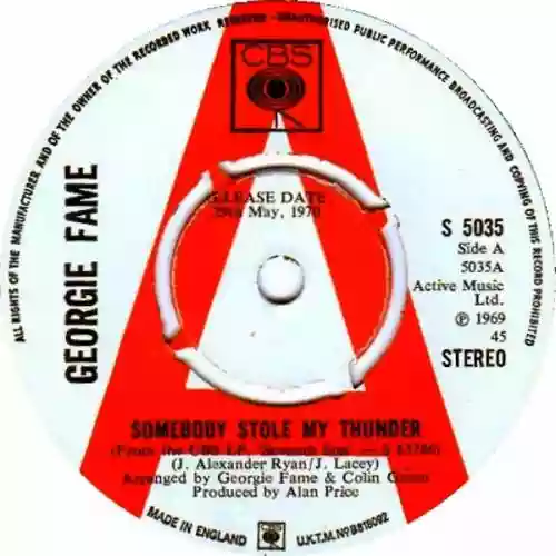 Cover Georgie Fame - Somebody Stole My Thunder