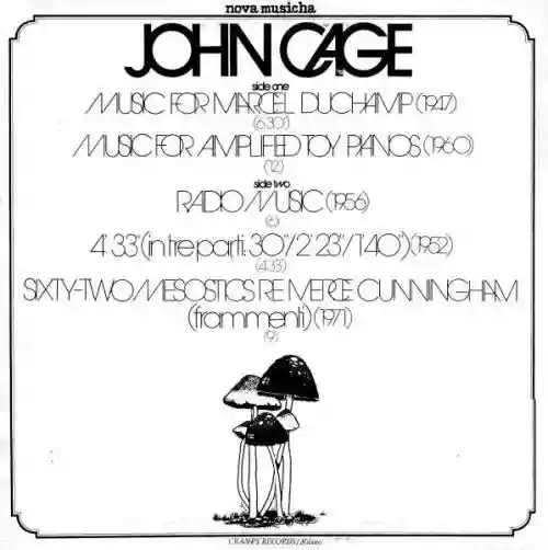 Cover John Cage - John Cage