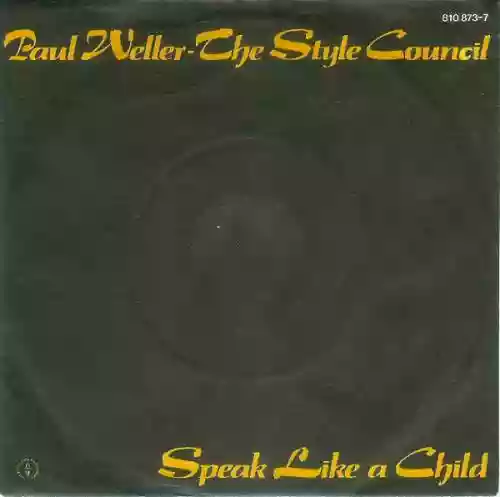 Cover The Style Council - Speak Like a Child