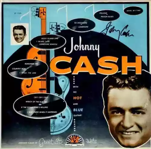 Cover Johnny Cash - Johnny Cash With His Hot and Blue Guitar