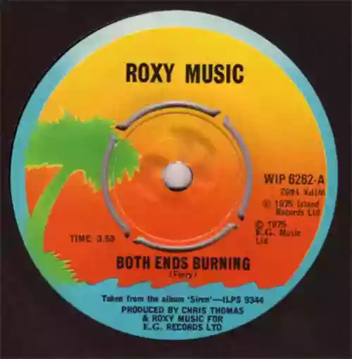 Cover Roxy Music - Both Ends Burning