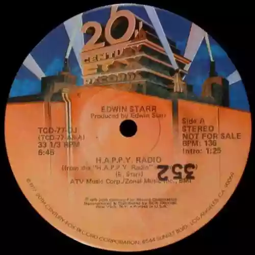 Cover Edwin Starr - H.A.P.P.Y. Radio