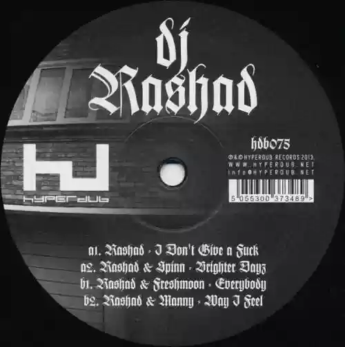 Cover DJ Rashad - I Don't Give a Fuck