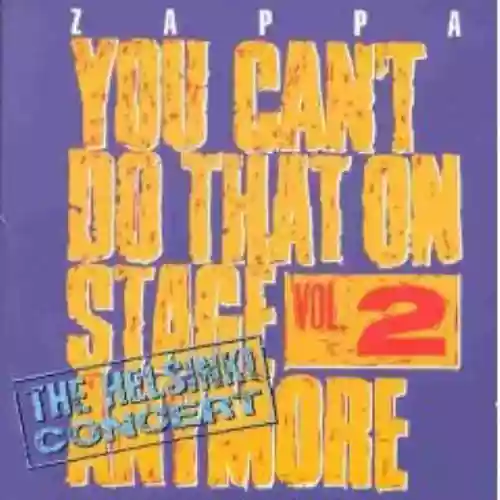 Cover di You Can't Do That On  Stage Anymore, Vol.2